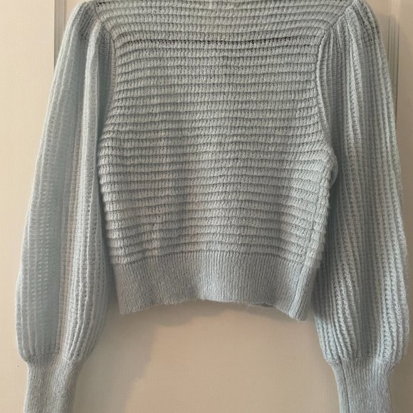 Wilfred Alessia Cardigan in Baby Blue. - Picture 3 of 6
